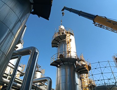 山西長(zhǎng)治某焦化廠LNG填料活性炭安裝項(xiàng)目